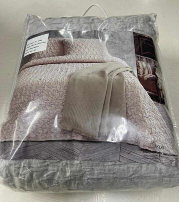 Steppdecke aus 100% Baumwolle - Farbe 2