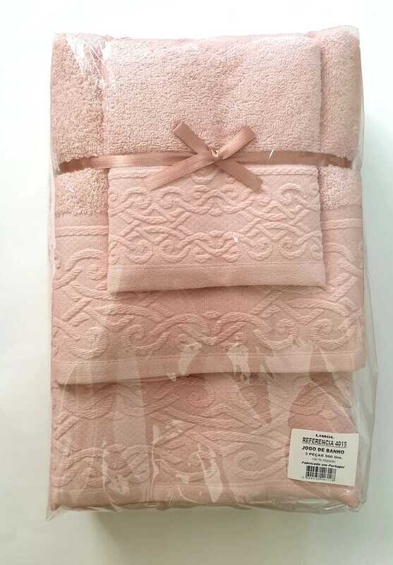 Set mit 3 Badetüchern – Rose