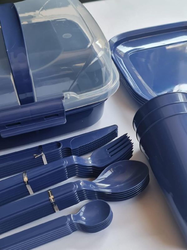 Lunchbox Set 36 pieces - Navy Blue