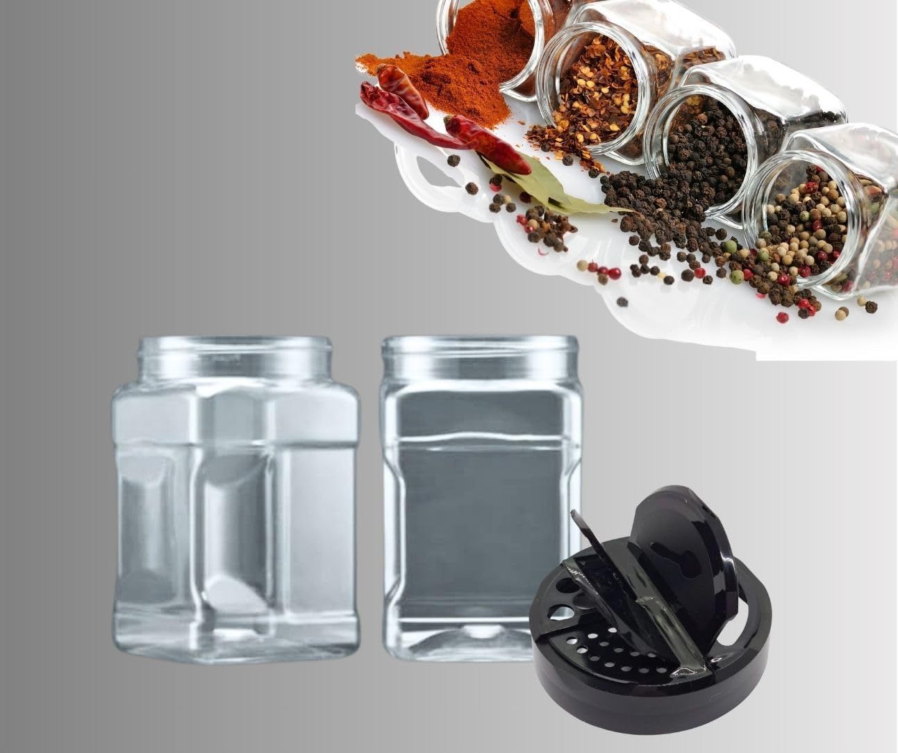 Spice Jars set of 6