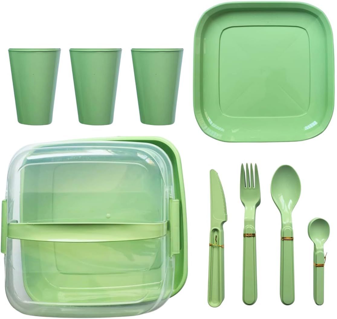 Lunchbox Set 30 pieces - Green