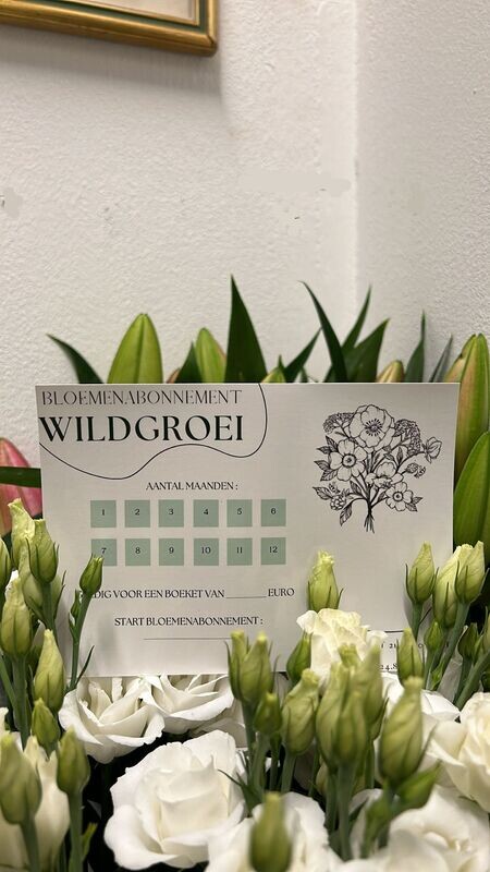 Bloemenabonnement v.a. €30/maand