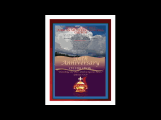 Church Anniversary Ads