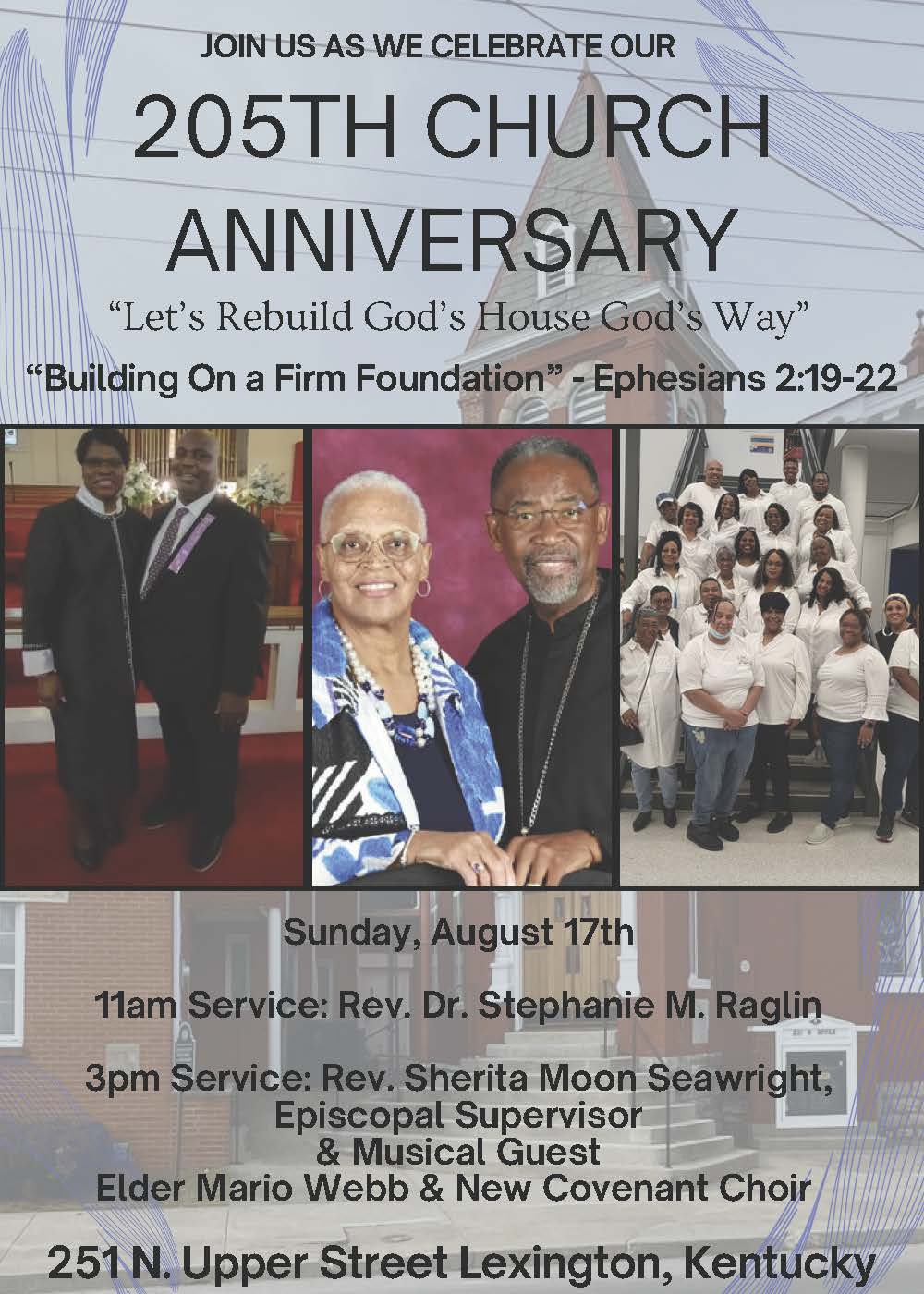 Church Anniversary Ads