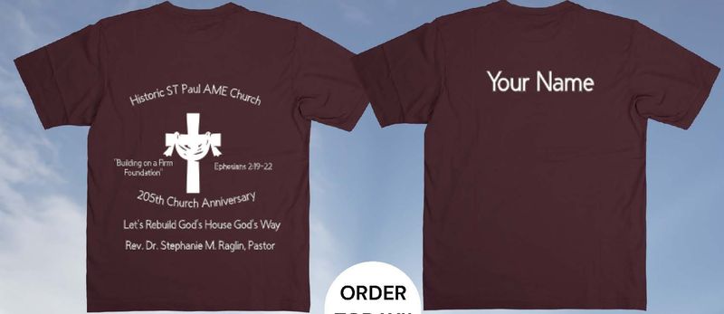Church Anniversary T-Shirts
