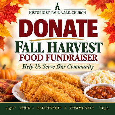 Fall Harvest Food Fundraiser Donation
