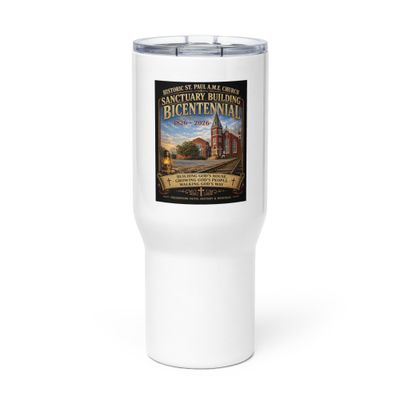 Travel mug with a handle