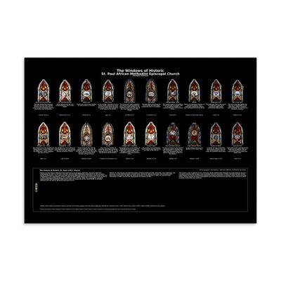 The Windows of Historic St. Paul - Photo paper poster