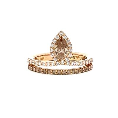 Cognac Diamond Ring