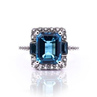 London Topaz Ring