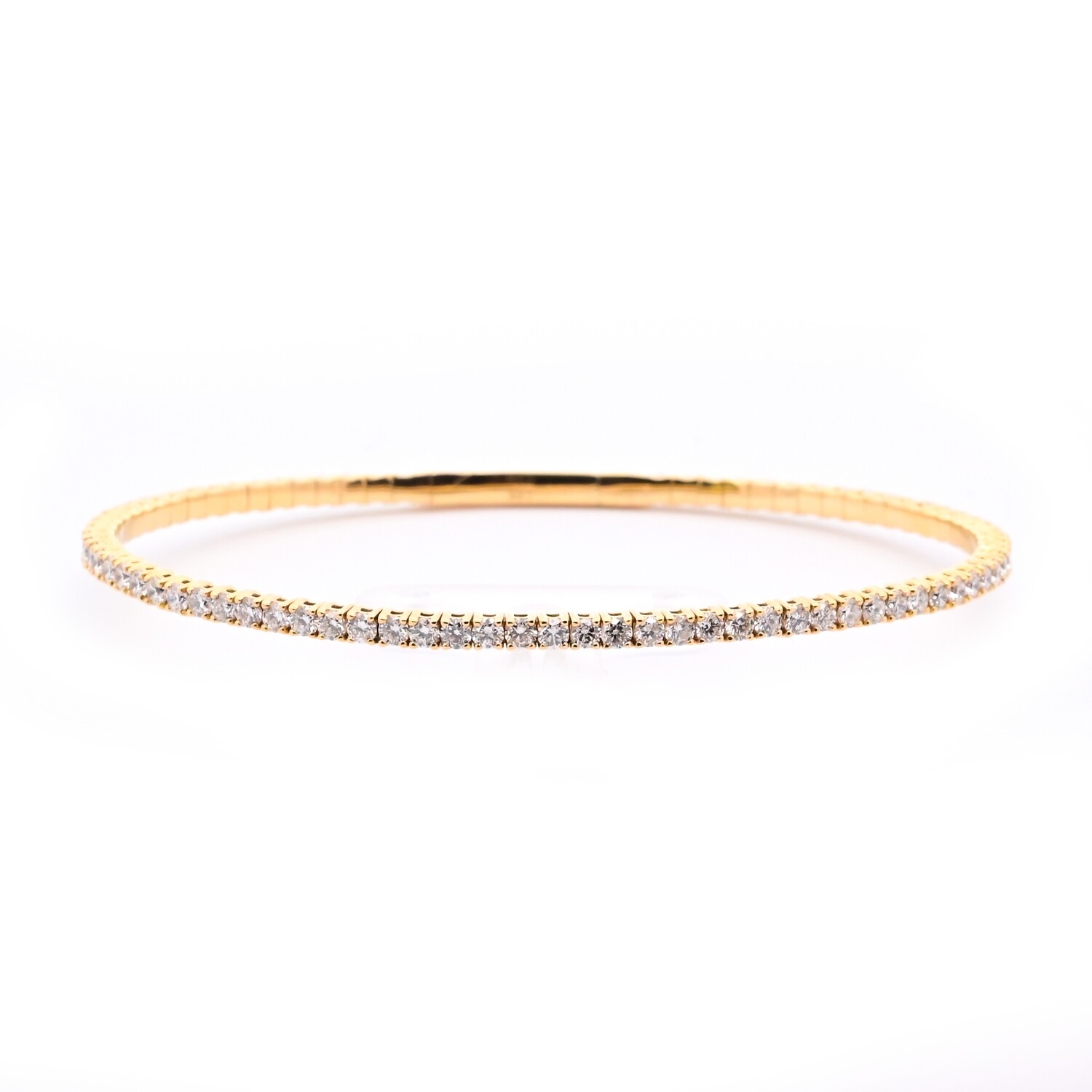 Yellow gold Diamond Bangle
