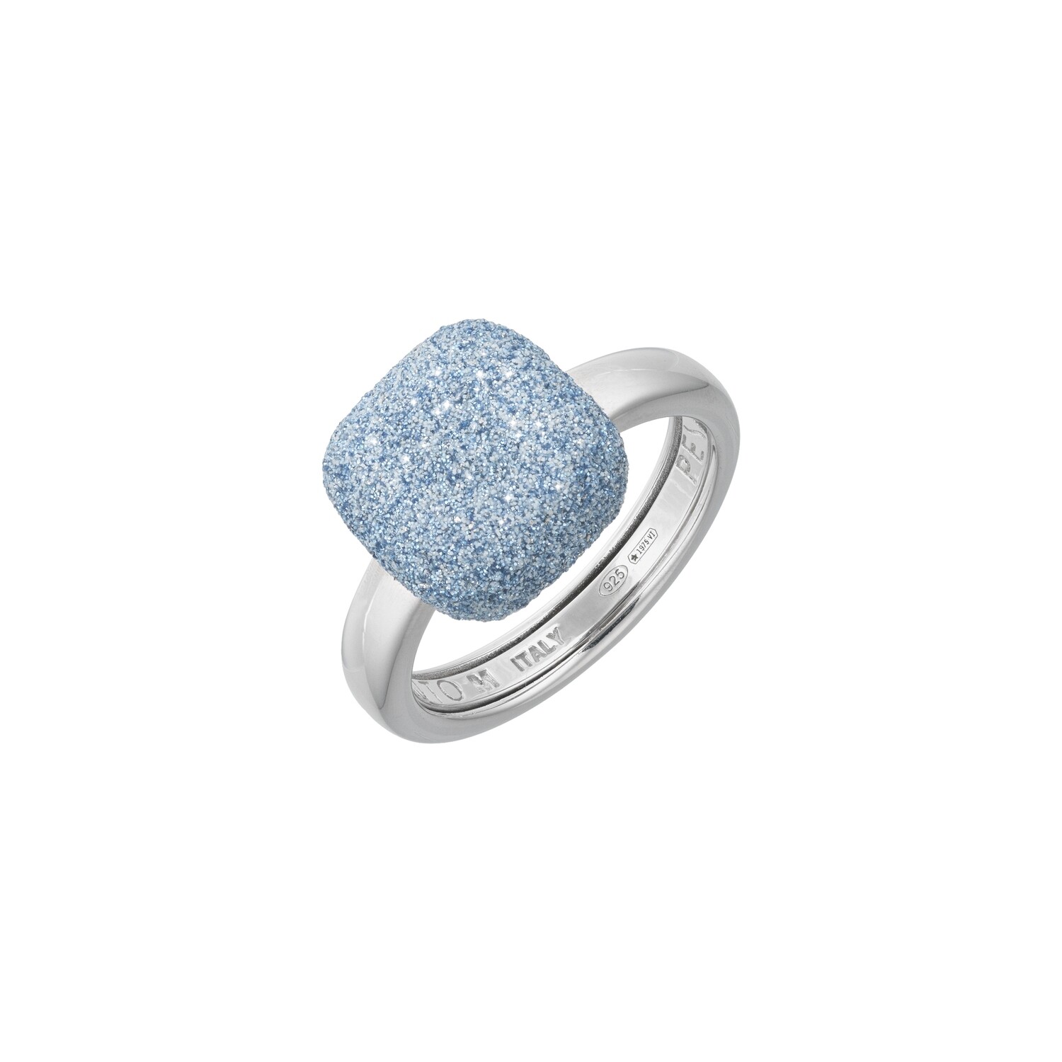 Pesavento Silver Green Polvore Ring