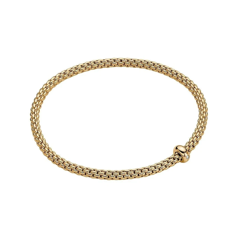 Fope Yellow Gold Bangle