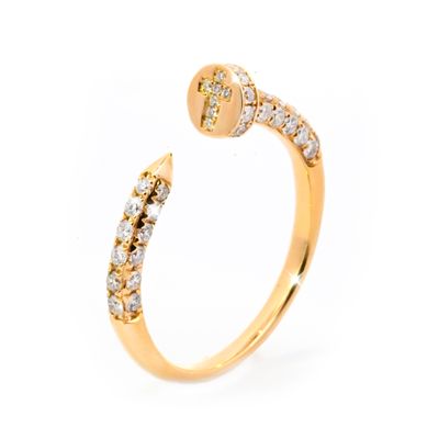 Diamond Nail Ring