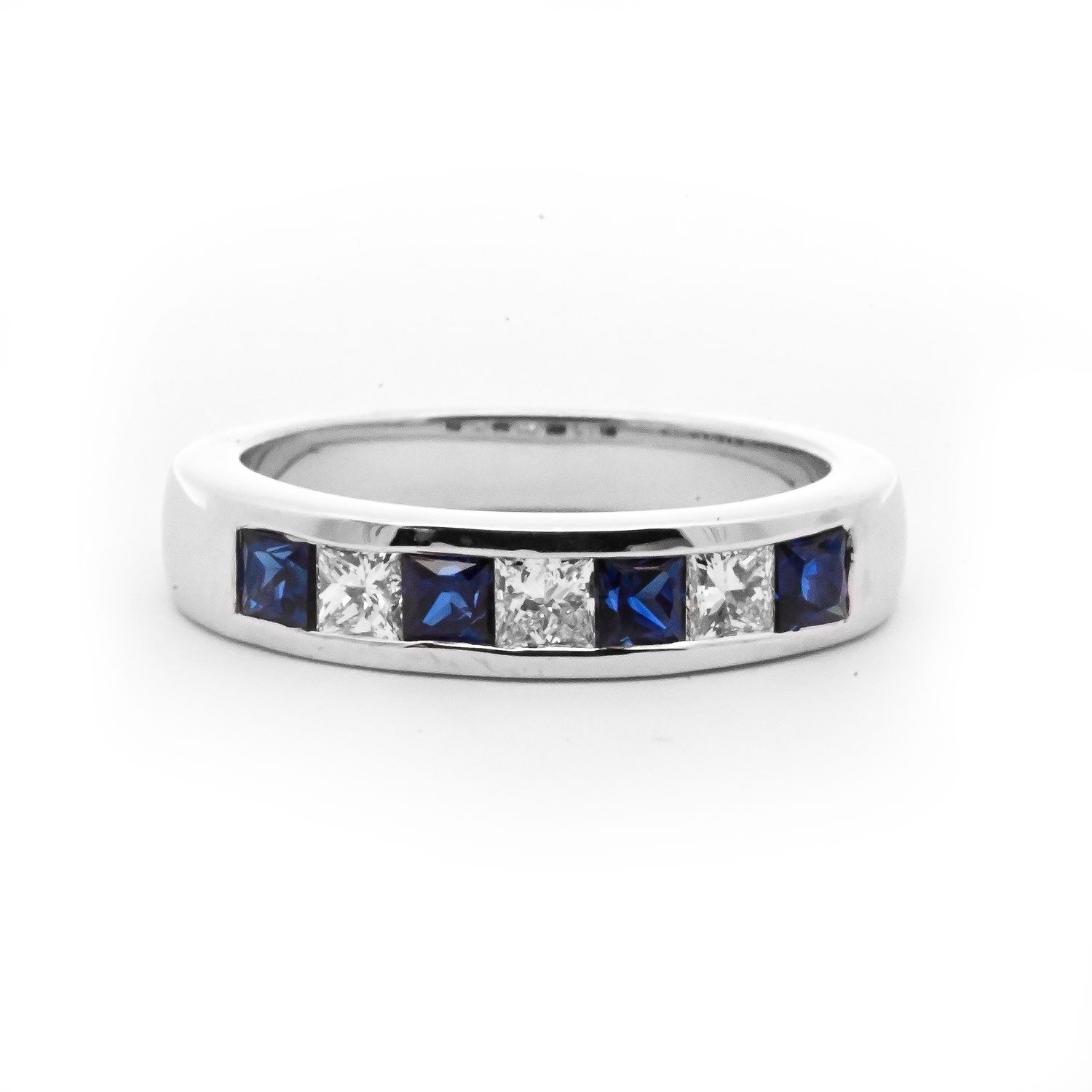 Sapphire and Diamond Eternity Ring