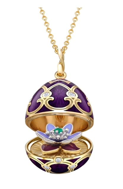 Faberge Anemone Surprise Pendant