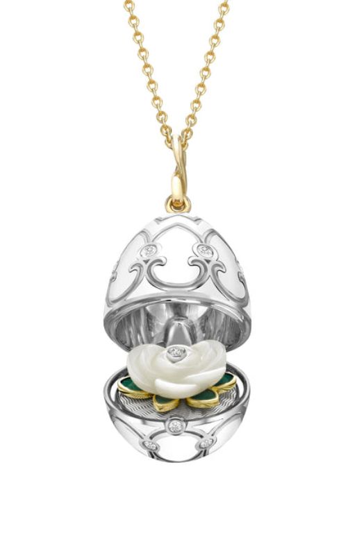 Faberge Mother of Pearl Surprise Pendant