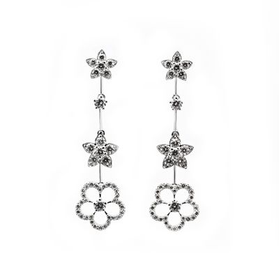 Fancy Diamond Drop Earrings