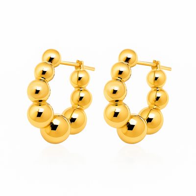 Yellow Gold Hoop Earrings