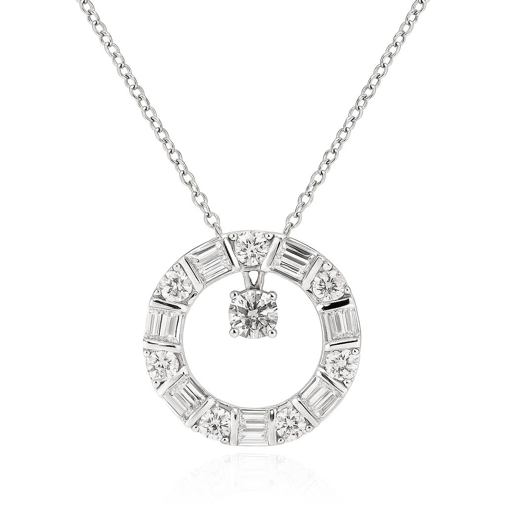 Circle of Life Diamond Pendant.