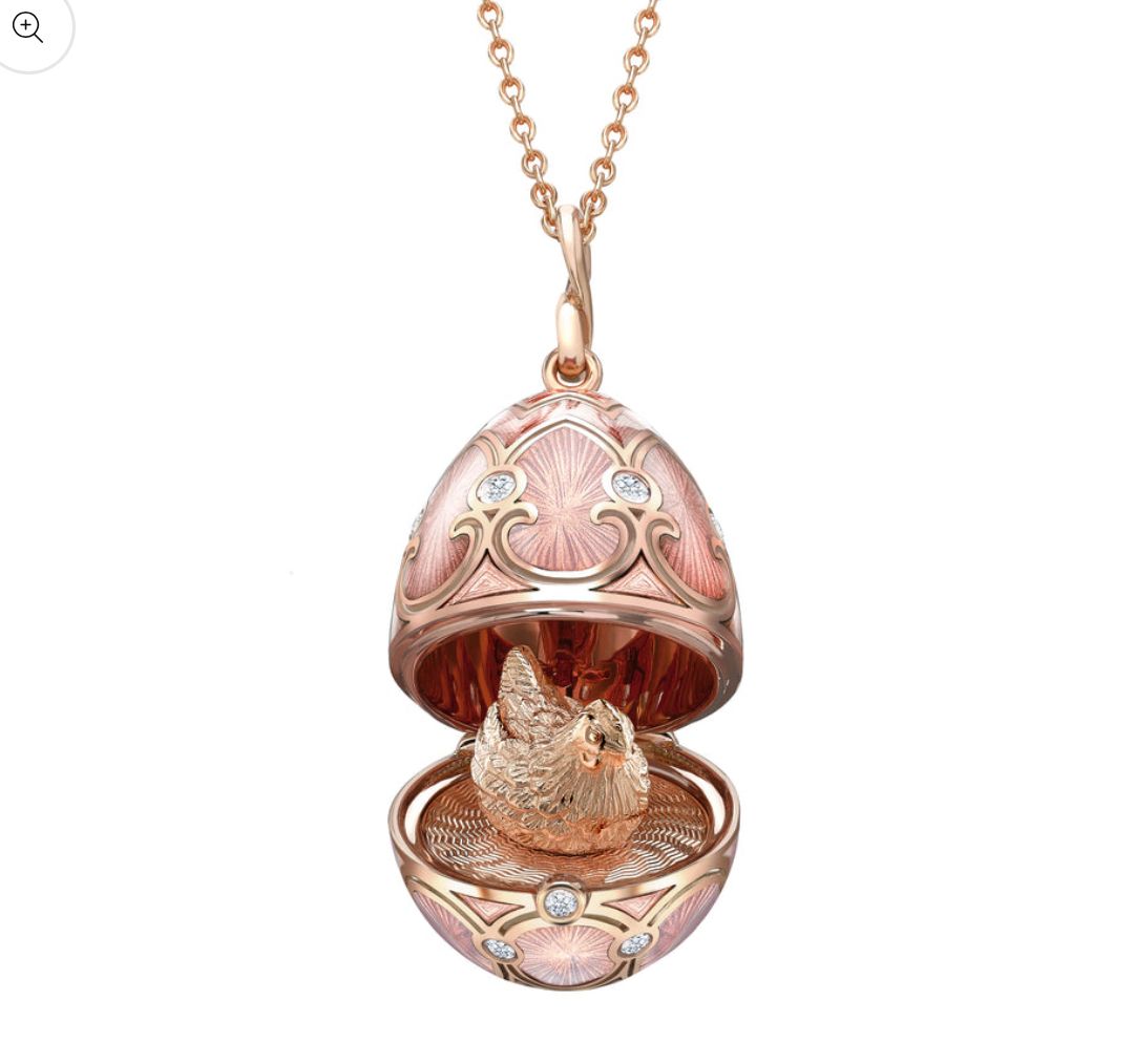 Faberge Heritage Chicken Egg Pendant