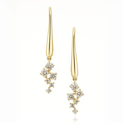 Diamond Drop Earrings