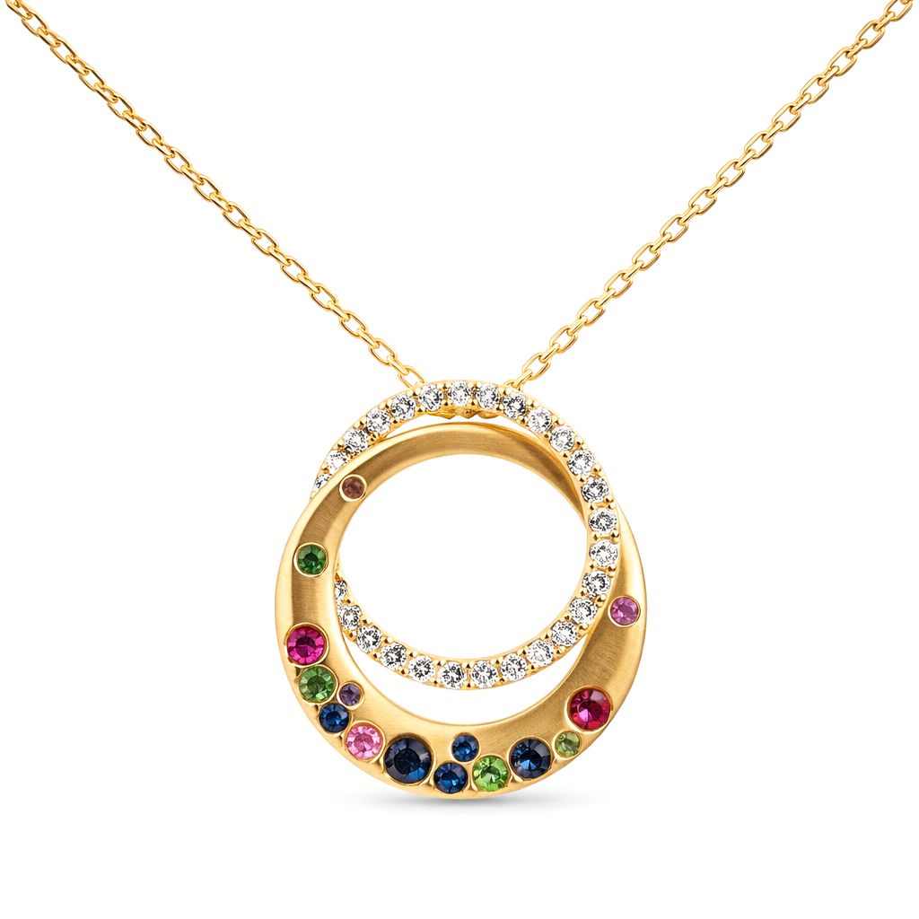 Sapphire and Diamond Pendant