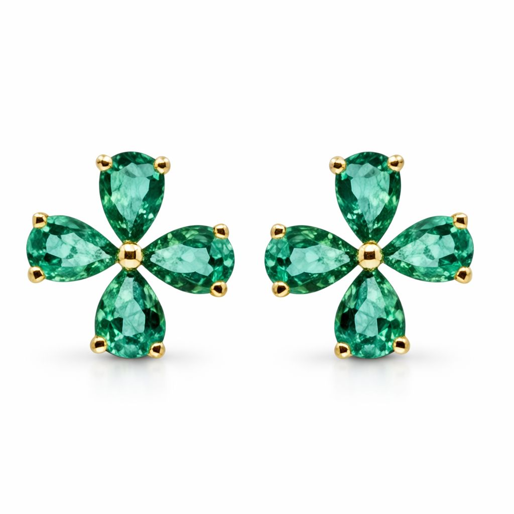 Emerald Studs