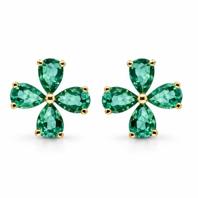 Emerald Studs