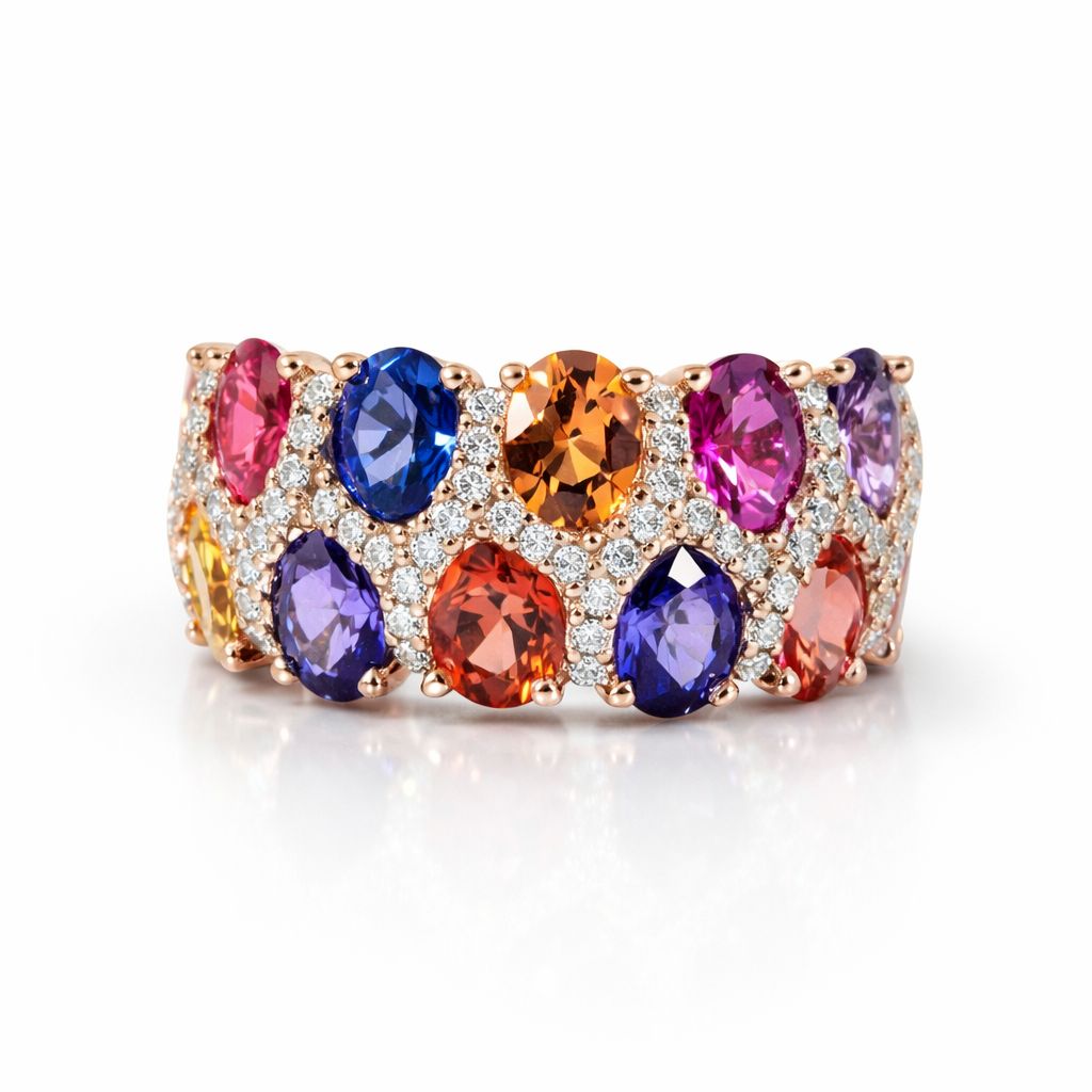 Sapphire and Diamond Ring