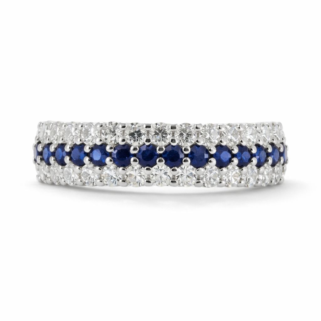 Sapphire and Diamond Eternity Ring