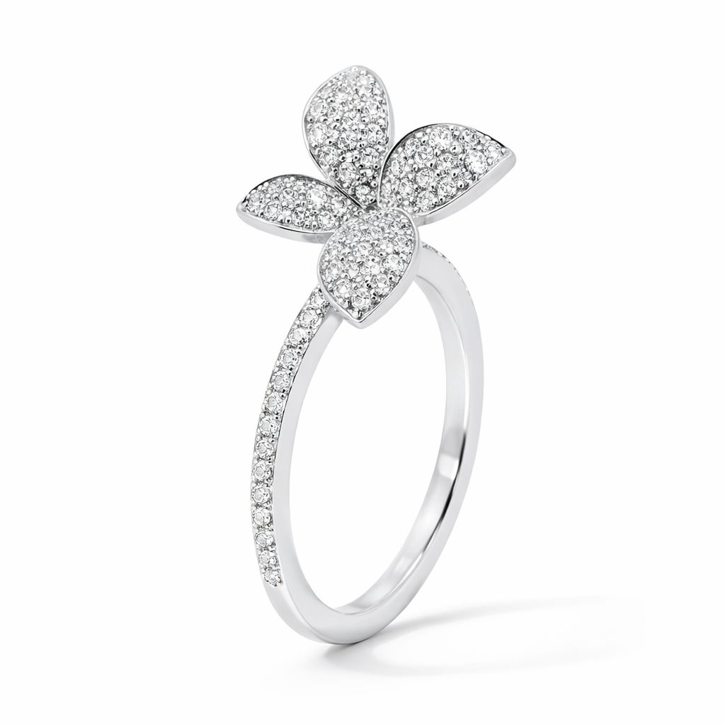 Diamond Petal Ring