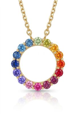 Sapphire Circle of Life Pendant