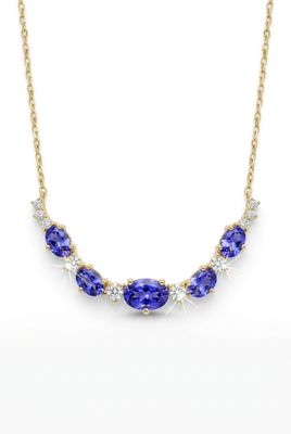 Tanzanite and Diamond Necklace