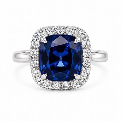 Tanzanite and Diamond Ring