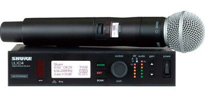 
ULXD24/SM58 G50 Sistema Inalámbrico digital ULXD con Transmisor de mano con Cápsula SM58