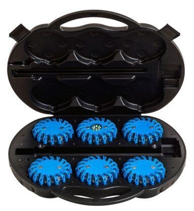 KIT EMERGÊNCIA LED 6 PEÇAS AZUL