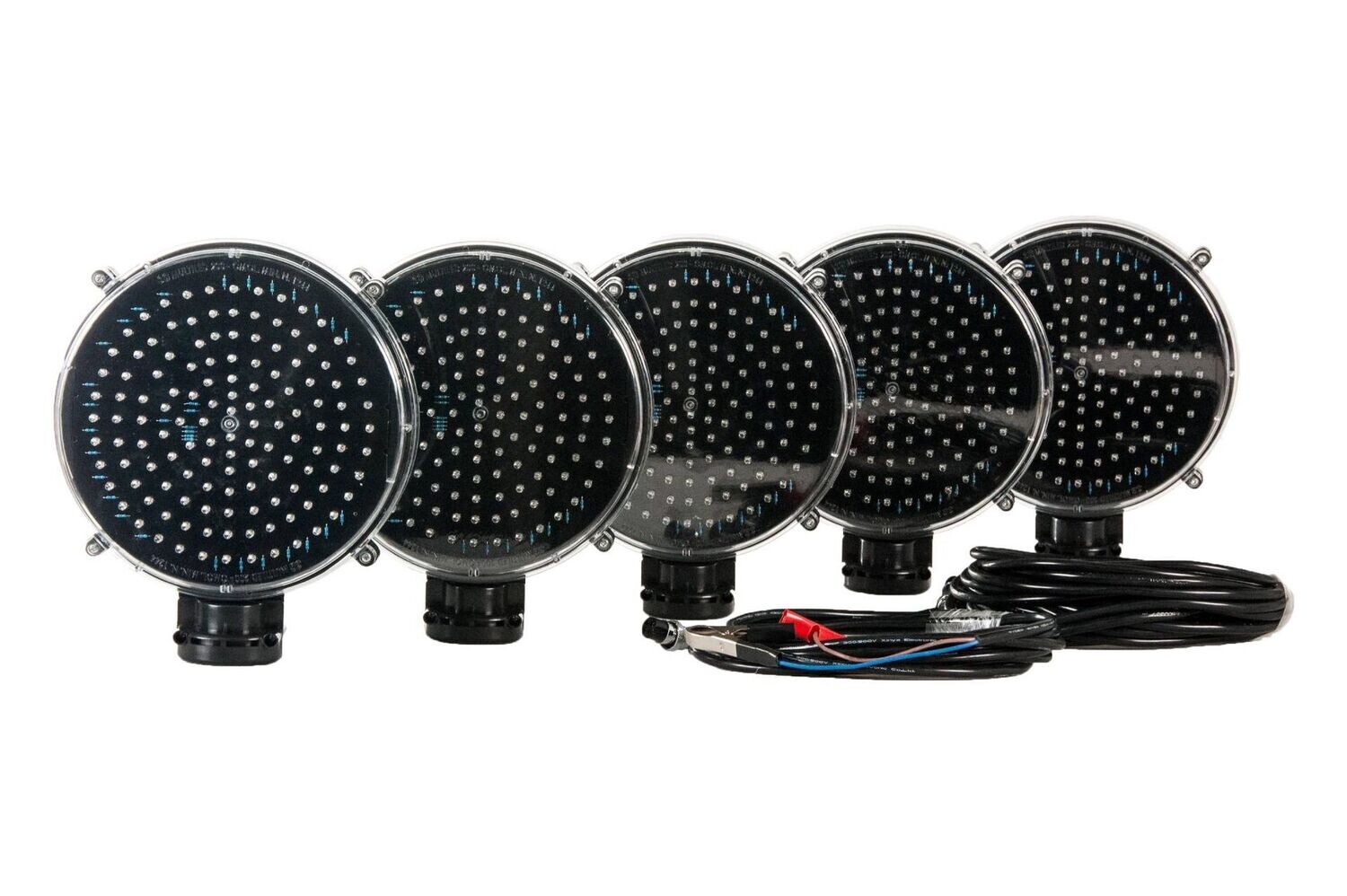 KIT 5 LANTERNAS SEQUÊNCIAIS COM FIOS LED