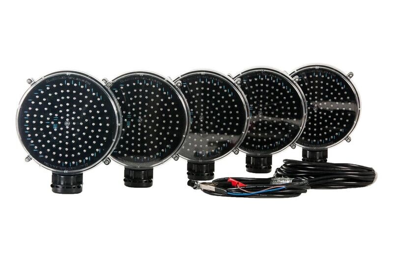 KIT 5 LANTERNAS SEQUÊNCIAIS COM FIOS LED