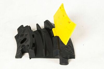 PROTECTOR DE CABOS 2 VIAS PEÇA DE CURVA