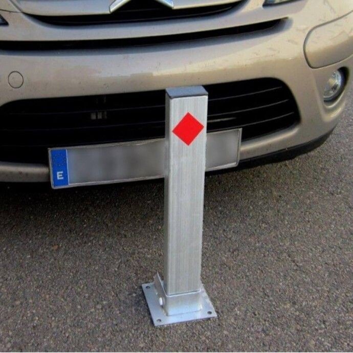 POSTE DE ESTACIONAMENTO DOBRÁVEL GALVANIZADO