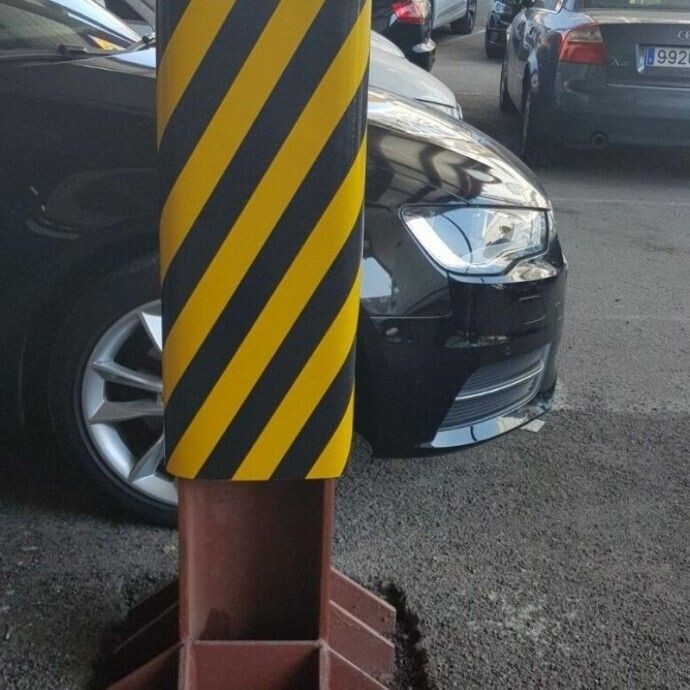 PROTEÇÃO DE PAREDE PRETO AMARELO À PROVA DE FOGO PARA ESPESSURA 20mm