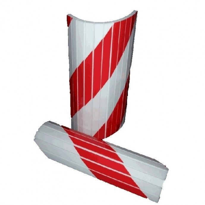 PROTETOR DE COLUNA ADAPTÁVEL REFLEX VERMELHO/BRANCO 390x220x15 mm