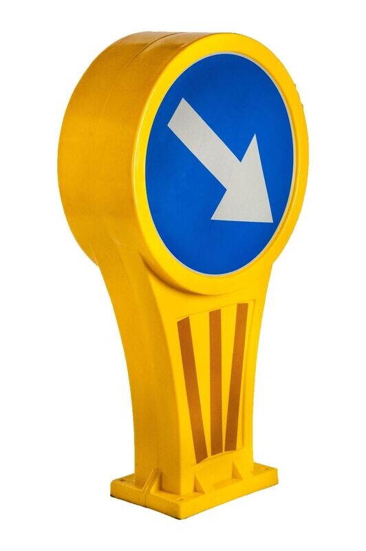 SINALIZAÇÃO PLÁSTICO U5B COM SINAL D3A ø600 mm