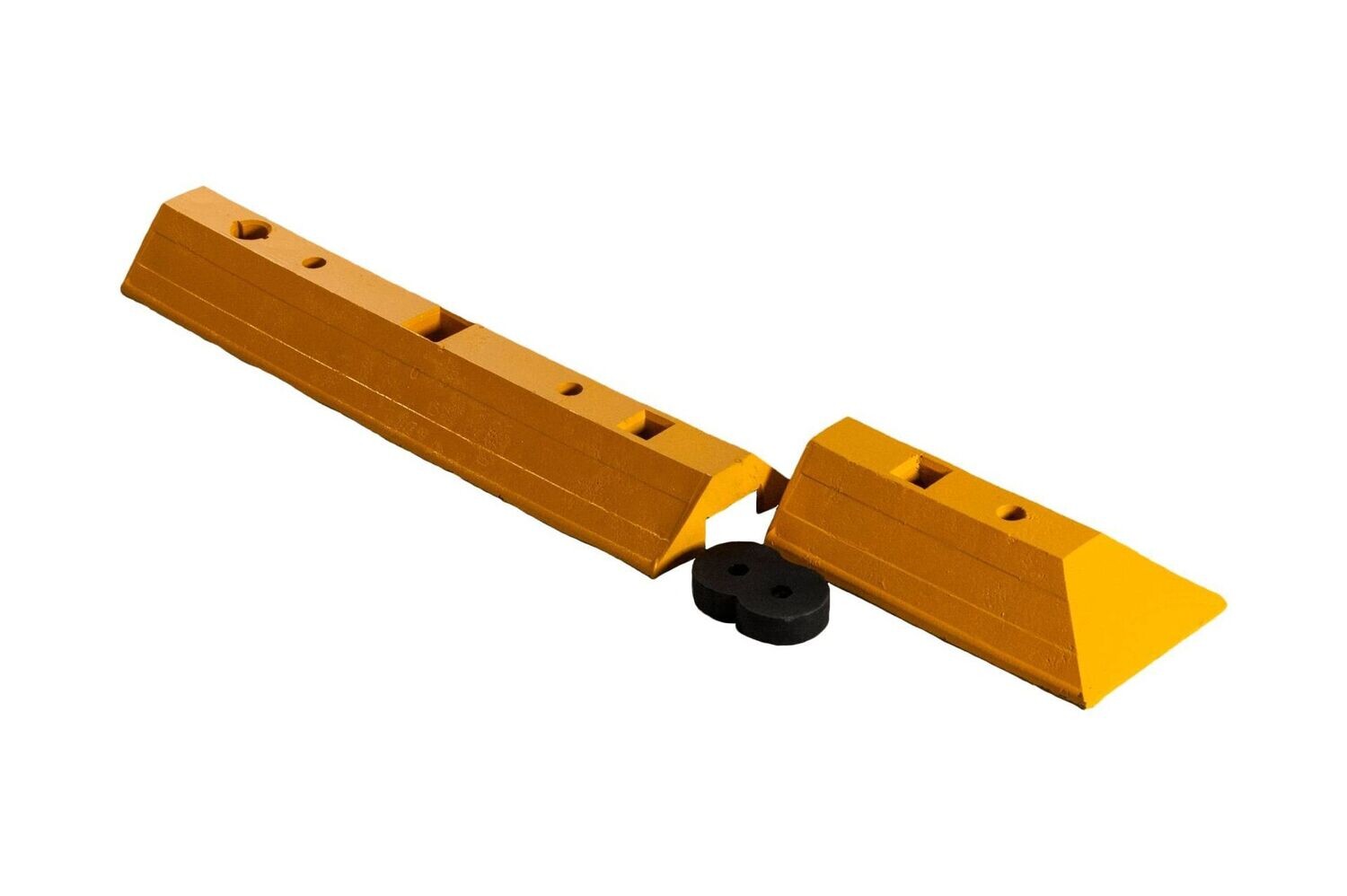 SEPARADOR DE VIA CICLOVIA U25A AMARELO PEÇA TERMINAL