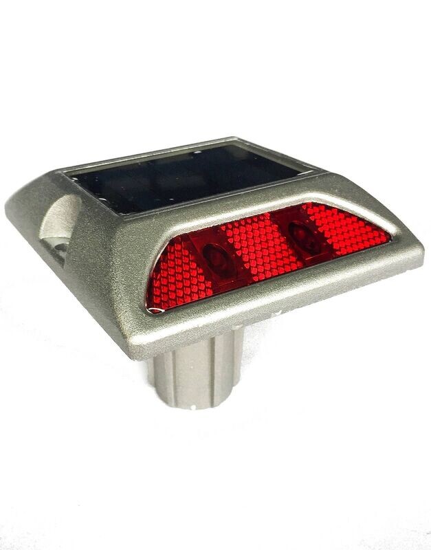 MARCADOR SOLAR 4 LEDS VERMELHO/VERMELHO