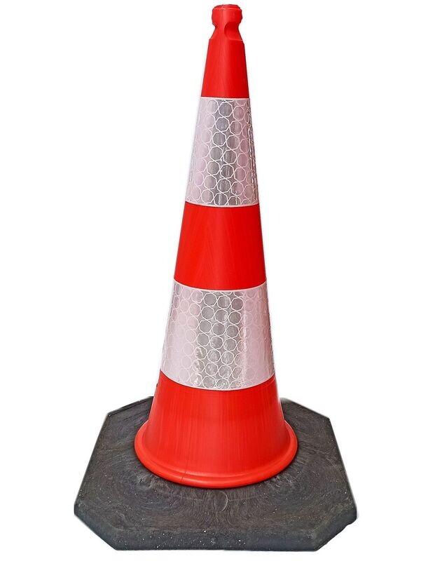 CONE RODOVIÁRIO REFLETOR PARA TRANSITO PESADO 100CM - NIVEL II