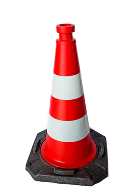 CONE RODOVIÁRIO REFLETOR PARA TRANSITO PESADO 50CM - NIVEL I