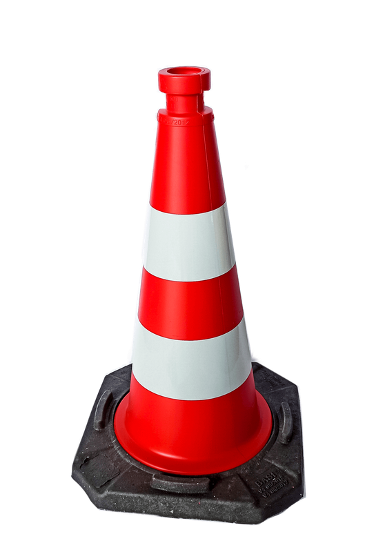 CONE RODOVIÁRIO REFLETOR PARA TRANSITO PESADO 50CM - NIVEL I