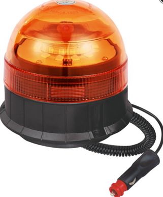 PIRILAMPO ROTATIVO LED R65 12 LED-12V-24V IMAN